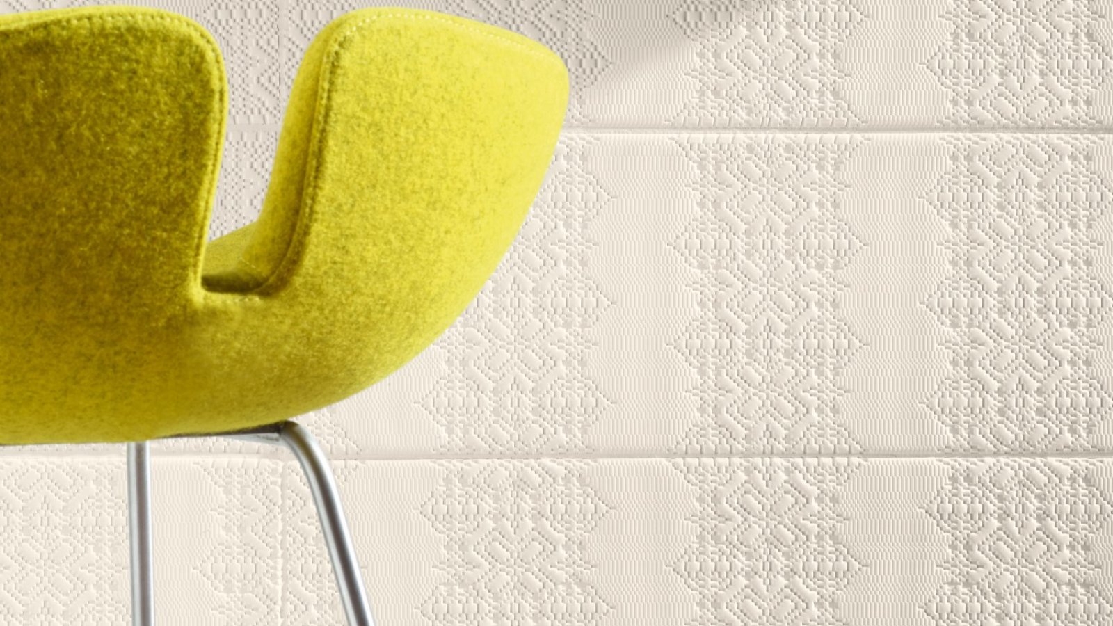 Parete in gres a bassorilievo Bas-Relief di Mutina con texture in rilievo