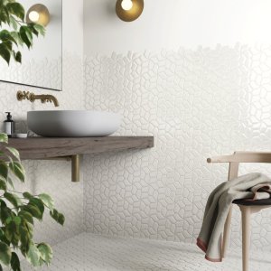 Rivestimento esterno in mosaico Botanica