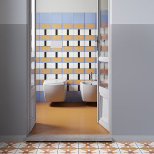Pattern Scheme della collezione Mattonelle Margherita in gres Mutina