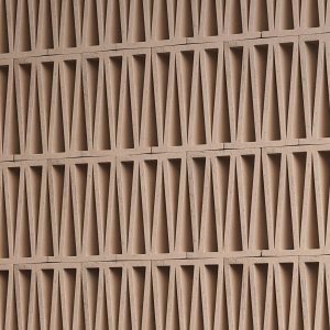 Modulo Celosia in terracotta estrusa