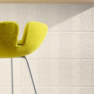 Parete in gres a bassorilievo Bas-Relief di Mutina con texture in rilievo