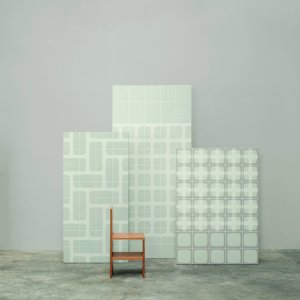 Piastrella Betty Plus di Mutina con elemento grafico