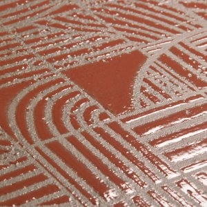 Parete rivestita in Segno di Mater