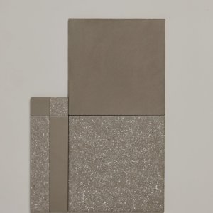 Piastrelle Time di Mutina con texture Rough e Smooth accostate, design Barber e Osgerby