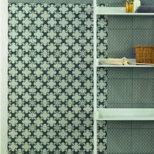 Dettaglio del pattern Azulej Prata in gres Mutina