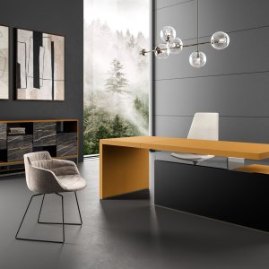 Palette di finiture della collezione Bold58 con Nero Jazz e Ottanio