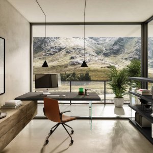Scrivania Air di LAGO in un ufficio direzionale