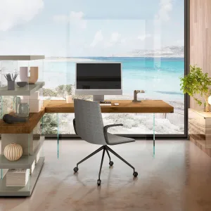 Finitura Marble XGlass sulla Scrivania Air