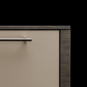 Cassettiera mobile Arche su ruote in rovere