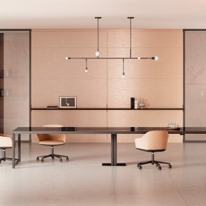 Bench operativo per quattro della collezione Fattore Alpha