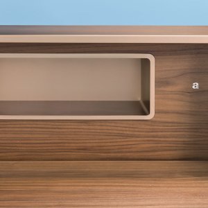 Toki Archiutti, composizione angolare a 90 gradi per la reception