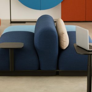 Modulo pouf Ralik a due posti