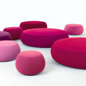Sistema di pouf Pix in composizione libera
