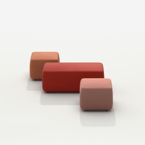 Pouf Pix tondo da 67 cm nella hall