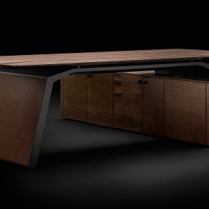 Maniglia di collezione Metar in metallo grigio ombra