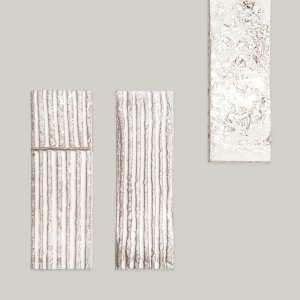 Area break con parete in Chamotte di Mutina