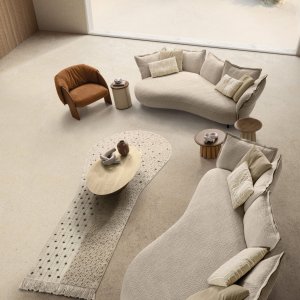 Cuscini decorativi sul divano Nuvola