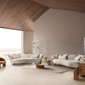 Composizione modulare del divano lounge Nuvola