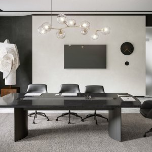 Libreria consolle Codutti con faretti LED integrati nel top
