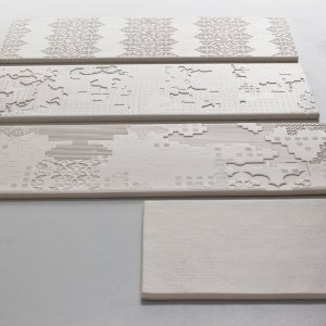 Pavimento in Bas-Relief Code 26,5x18 di Mutina
