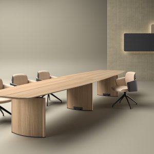 Armadi alti Eleva in rovere con ante battenti fino a 270 cm