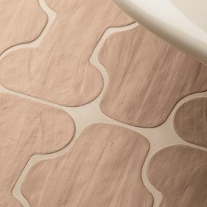 Le due forme organiche di Figure Mutina in Chalk Matt
