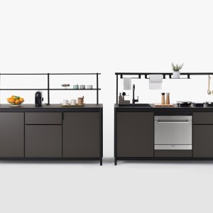 Struttura in alluminio del sistema Fluido di Martex
