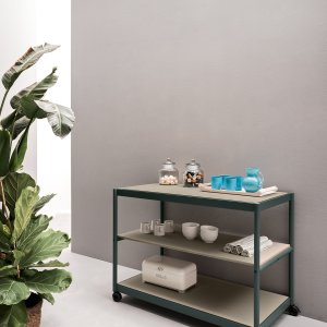 Kitchenette Fluido di Martex su ruote