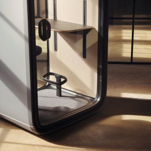 Videochiamata con luce dedicata dentro Framery One