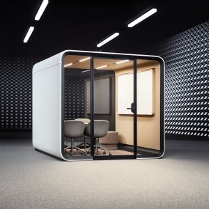 Lavagna interna montata nella sala Framery Six