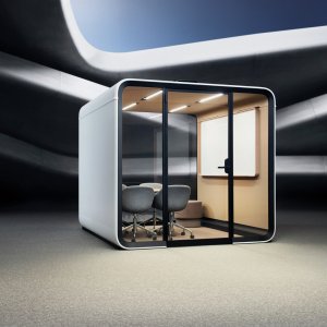 Sedute a scelta intorno al tavolo di Framery Six
