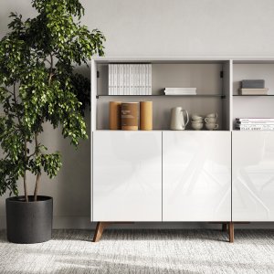Ufficio direzionale con scrivania DR di Frezza e poltrona Key