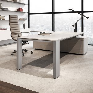 Ono Panel di Frezza, scrivania pannellata con piano da 75 mm