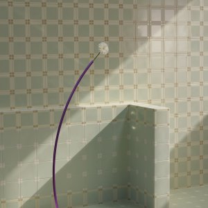 Bagno rivestito in Homage to the Square