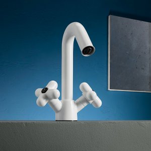 Miscelatore lavabo monoforo I Balocchi di Fantini in nero opaco