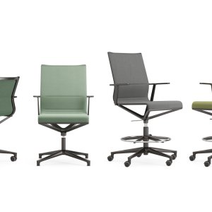 Telaio in alluminio pressofuso con finitura cromata di Stick Chair