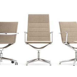 Rigature orizzontali sul rivestimento della Valea Chair
