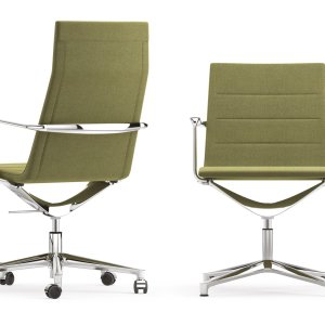Braccioli chiusi in alluminio pressofuso della Valea Chair