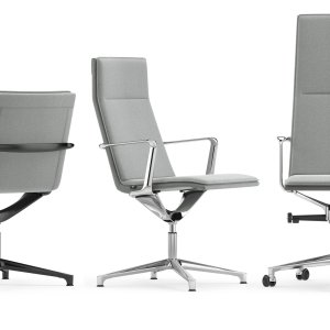 Profilo a L della Valea Chair in tessuto