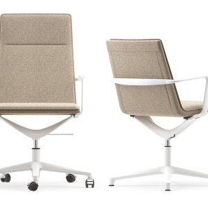 Linea a S della Valea Chair vista di fianco