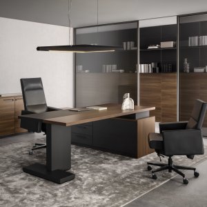Piede in legno laccato della collezione Inca