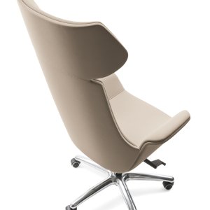 Kriteria in vera pelle nera in ufficio direzionale