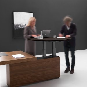 Postazione presidenziale Kyo con credenza coordinata