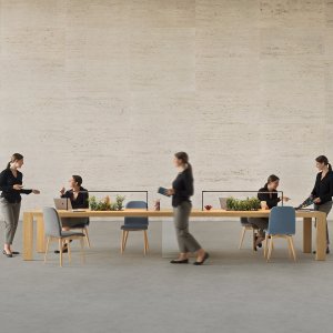 Scrivania design Martex Kyo in rovere classico