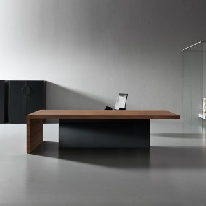 Kyo di Martex: piano tamburato spessore 70 mm in noce