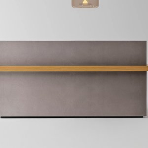 Composizione lineare da 3000 mm della Kyo Reception di Martex