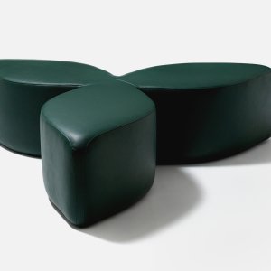 Pouf Trio Waves a tre foglie