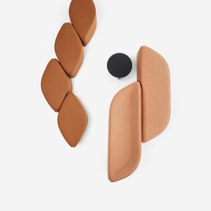 Cucitura rinforzata su un pouf Waves