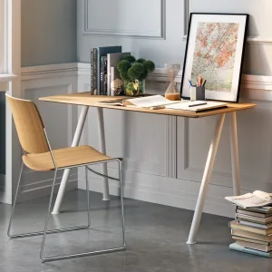 Tavolo Link Compas Desk in noce