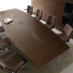 Madia bassa Lloyd H 86 con top rivestito in EcoPelle Brown